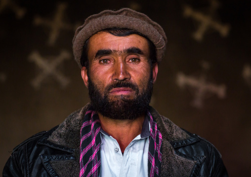 Portrait of an afghan man with a pakol hat, Badakhshan province, Zebak, Afghanistan