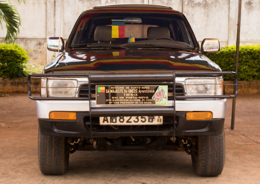 Benin, West Africa, Porto-Novo, toffa 9 king car