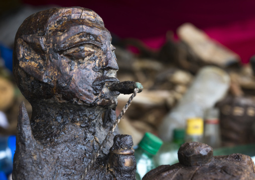 Benin, West Africa, Bonhicon, statue sold on a voodoo market