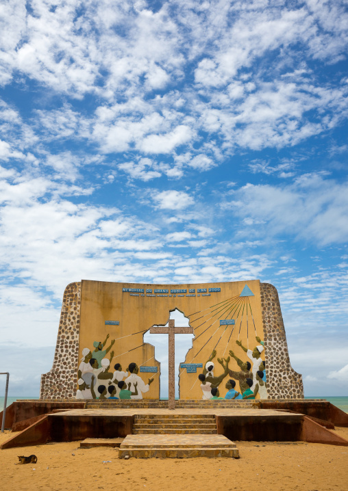 Benin, West Africa, Ouidah, the memorial of the grand jubilee of 2000