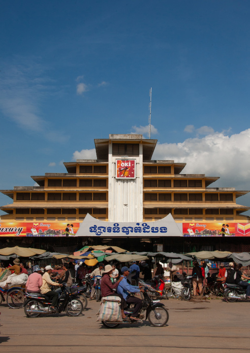 Phsar thom central market, Battambang province, Battambang, Cambodia