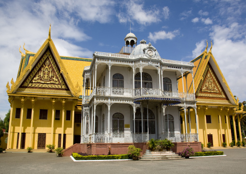 The iron house at royal palace complex was a gift of Napoleon III, Phnom Penh province, Phnom Penh, Cambodia