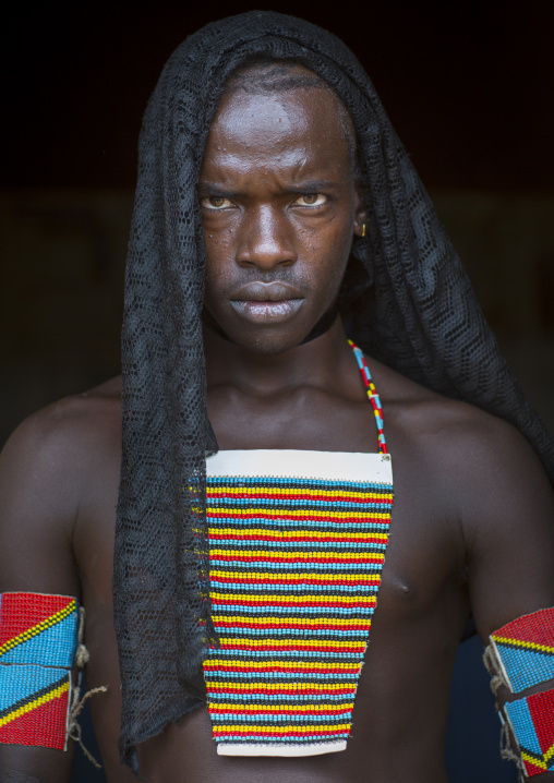 Maze Hamer Tribe Whipper, Key Afer, Omo Valley, Ethiopia