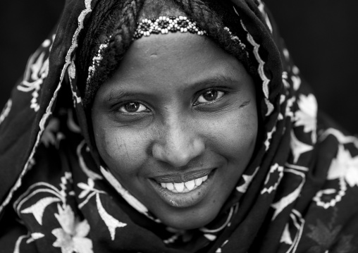 Afar Tribe Woman With Sharpened Teeth, Assaita, Afar Regional State, Ethiopia