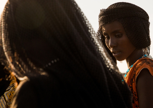 Afar tribe women, Afar region, Mile, Ethiopia