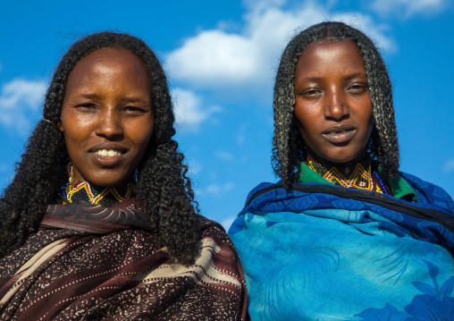 Borana tribe women portrait during the Gada system ceremony, Oromia, Yabelo, Ethiopia