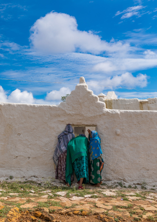 Oromo pilgrims in the shrine of sufi Sheikh Hussein , Oromia, Sheik Hussein, Ethiopia