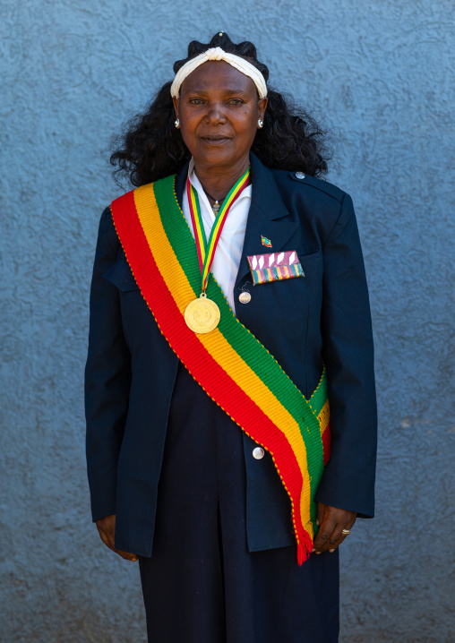 Ethiopian patriot woman, Addis Abeba region, Addis Ababa, Ethiopia