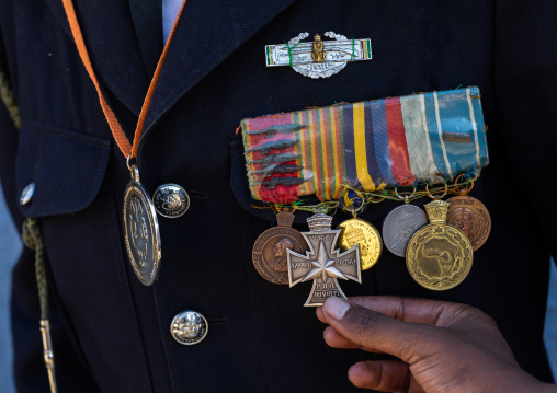 Veteran medals from the italo-ethiopian war, Addis Abeba region, Addis Ababa, Ethiopia