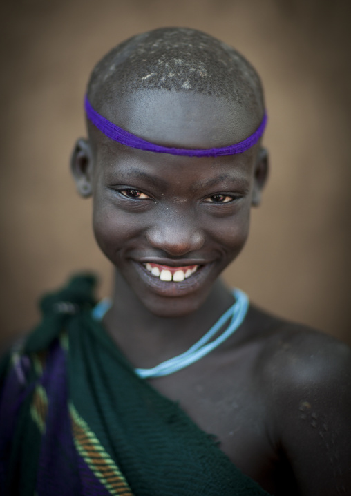 Smiling Bodi Tribe Child, Hana Mursi, Omo Valley, Ethiopia