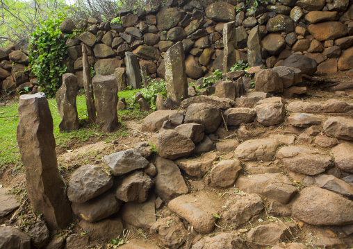 Pillars In Konso Tribe, Omo Valley, Ethiopia