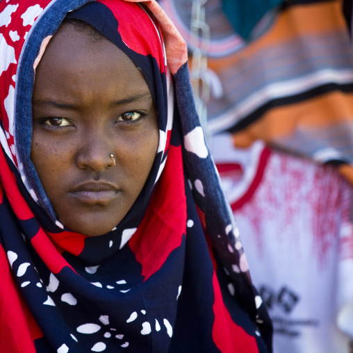 Afar tribe woman, Assaita, Afar regional state, Ethiopia