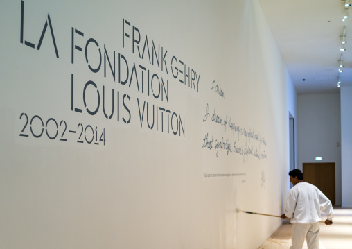 Louis Vuitton Foundation Last Preparations Before Opening, Bois De Boulogne, Paris, France