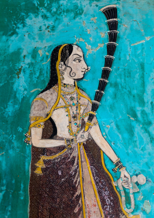 Taragarh fort murals, Rajasthan, Bundi, India