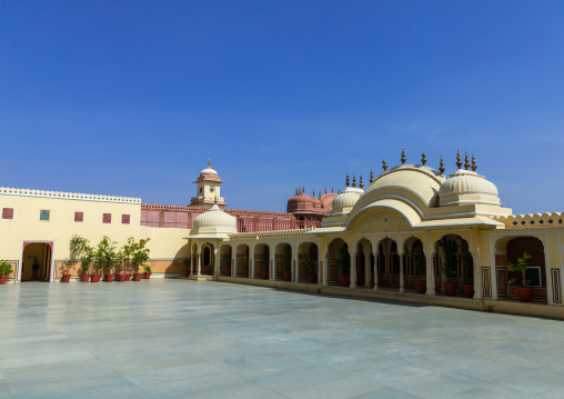 City palace Sarvato Bhadra courtyard, Rajasthan, Jaipur, India