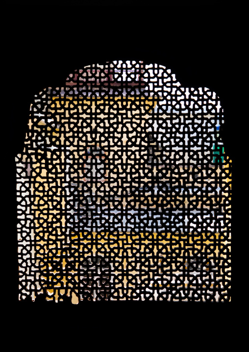 Jali window in the city palace, Rajasthan, Jaipur, India