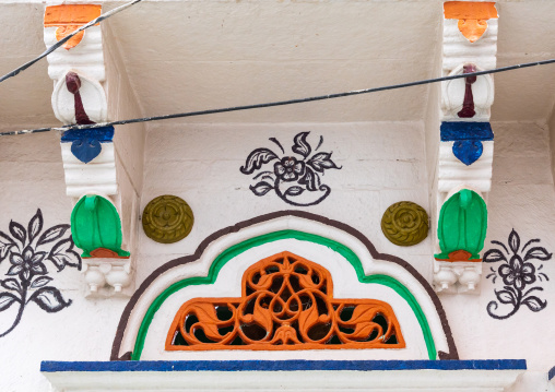 Ventilation over a door of a haveli, Rajasthan, Jodhpur, India