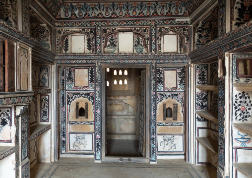 Patwa haveli room, Rajasthan, Jaisalmer, India