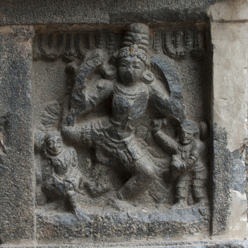 Carvings Of Karana Dance On Nataraja Temple's Gopuram, Chidambaram, India