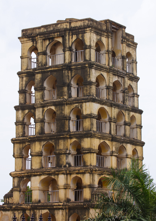 The Maratha Palace Museum Bell Tower, Thanjavur, India