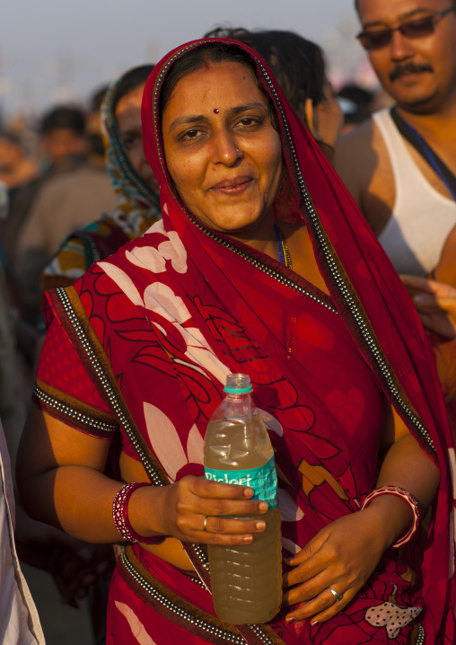 Pilgrim At Maha Kumbh Mela, Allahabad, India