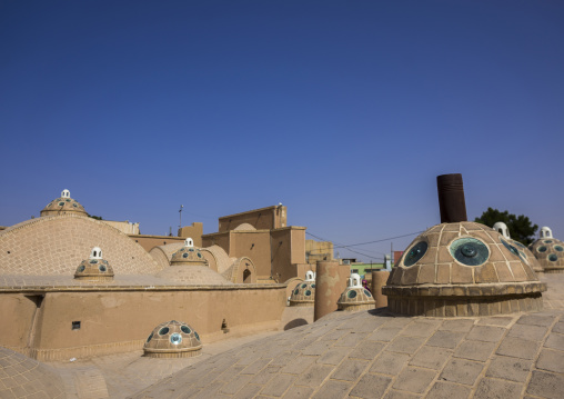 Sultan amir ahmad bathhouse roof and terrace, Isfahan province, Kashan, Iran
