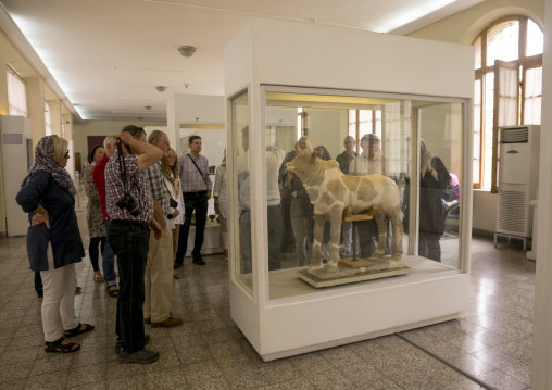 Western tourists in the national museum, Shemiranat county, Tehran, Iran