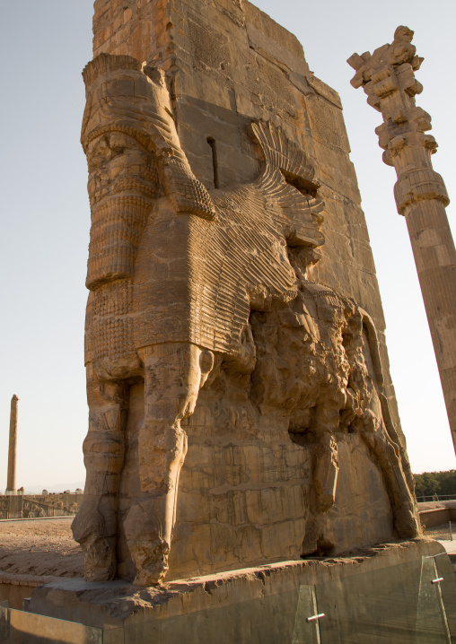 Xerxes gateway in Persepolis, Fars Province, Marvdasht, Iran