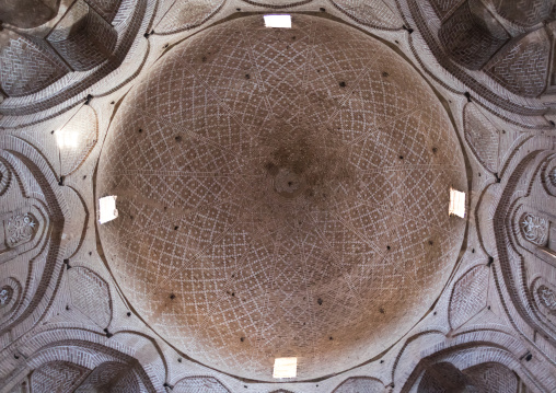 Jameh mosque ceiling, Isfahan Province, Ardestan, Iran