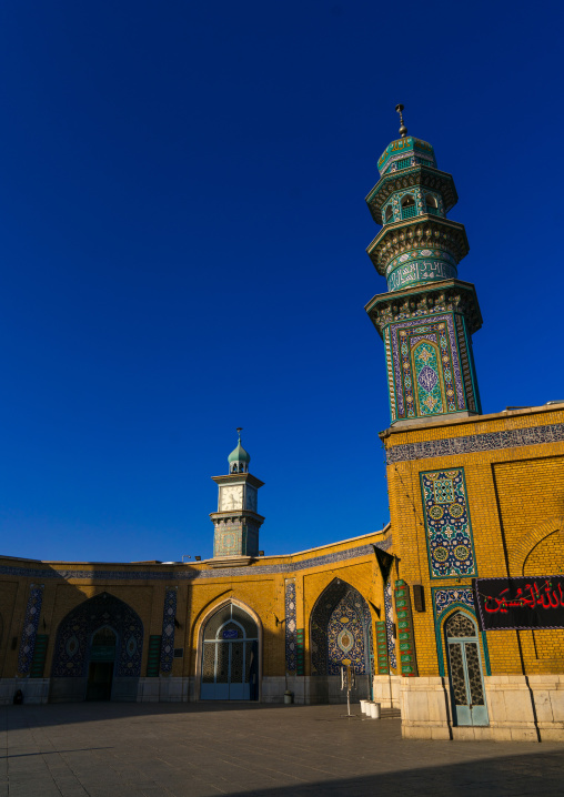 Fatima al-Masumeh shrine during Muharram, Central County, Qom, Iran