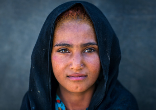 gypsy girl portrait, Central County, Kerman, Iran