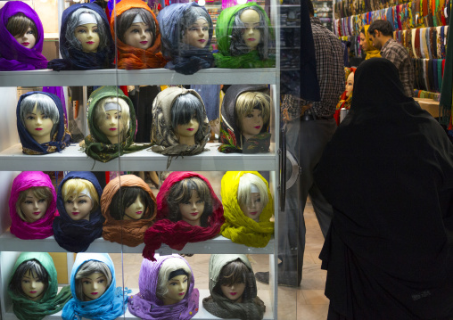 Headscarves In The Bazaar, Kermanshah, Iran