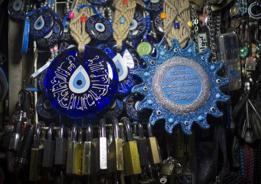 Evil Eyes In The Bazaar, Kermanshah, Iran