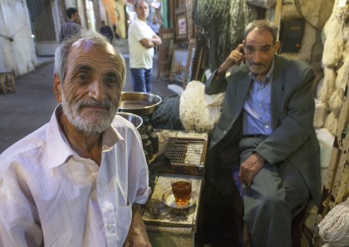 Old Men Inside The Old Bazaar, Tabriz, Iran
