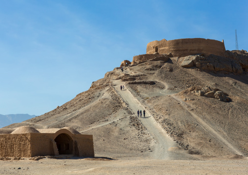 Tower Of Silence Where Zoroastrians Brought Their Dead And Vultures Would Consume The Corpses, Yazd Province, Yazd, Iran