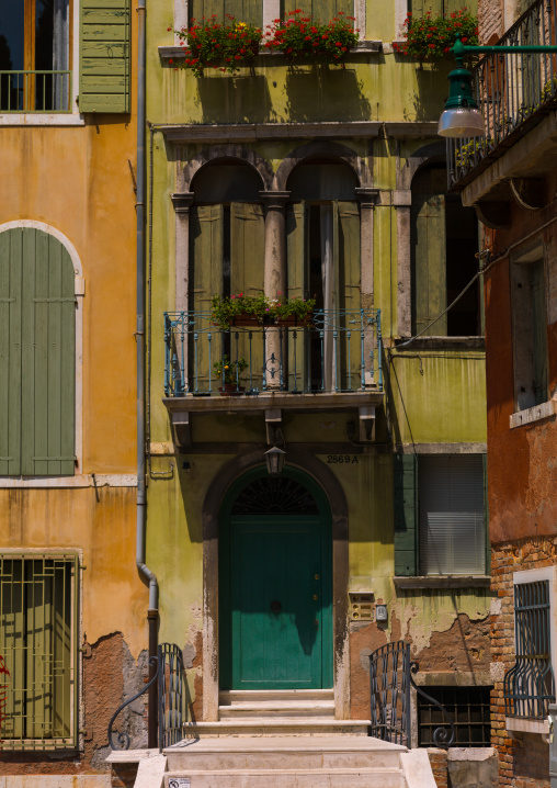 Venetian decayed facades, Veneto Region, Venice, Italy