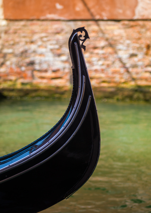 Gondola bow, Veneto Region, Venice, Italy