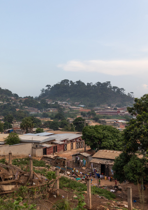 Village in the mountain, Tonkpi Region, Man, Ivory Coast