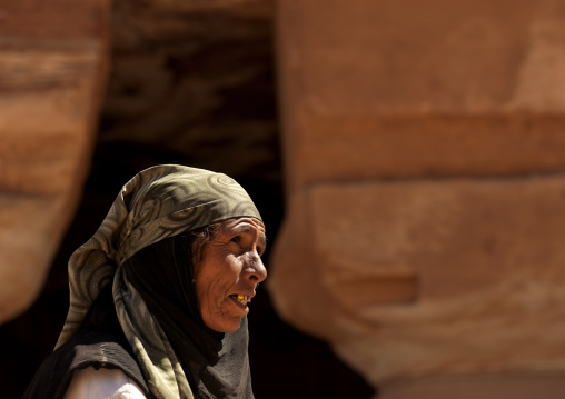 Bedouin Woman In Petra, Jordan
