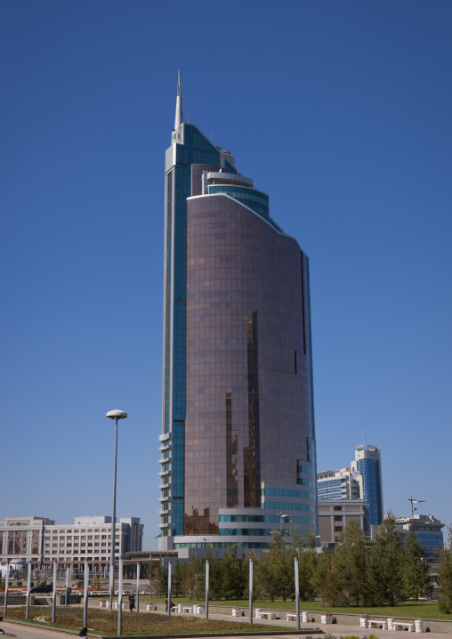 The Cigarette Lighter Building In Astana, Kazakhstan