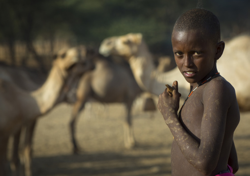 Rendille tribe boy, Marsabit district, Ngurunit, Kenya