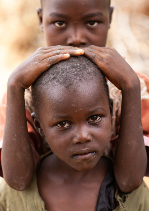 Tharaka tribe children, Laikipia County, Mount Kenya, Kenya