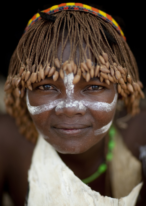 Portrait of a Tharaka tribe woman, Laikipia County, Mount Kenya, Kenya