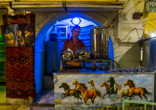 Tea Shop In The Old Bazar, Koya, Kurdistan, Iraq