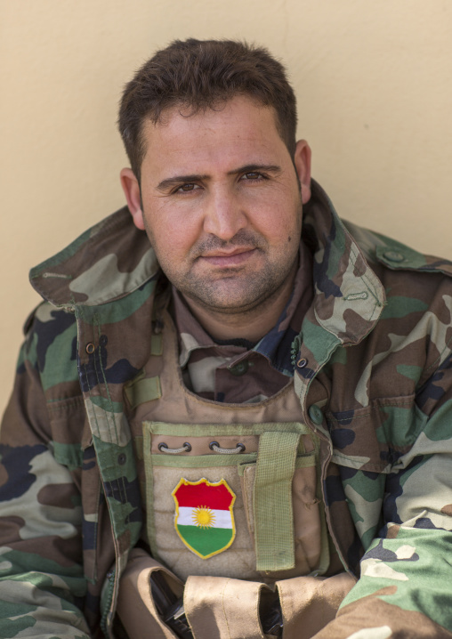 Kurdish Peshmerga On The Frontline, Duhok, Kurdistan, Iraq