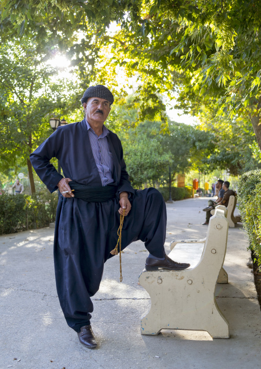 Man In A Traditional Kurdish Suit, Suleymanyah, Kurdistan, Iraq