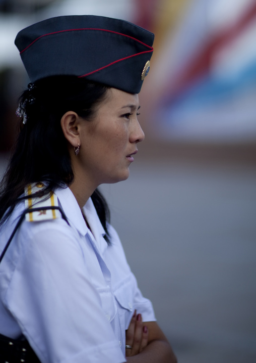 Policewoman In Bishkek, Kyrgyzstan