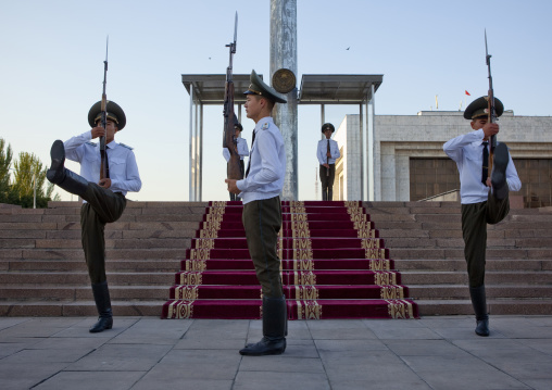 Changing Of The Guard In Bishkek, Kyrgyzstan