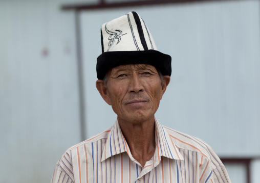 Old Man With Kalpak Hat, Kochkor, Kyrgyzstan
