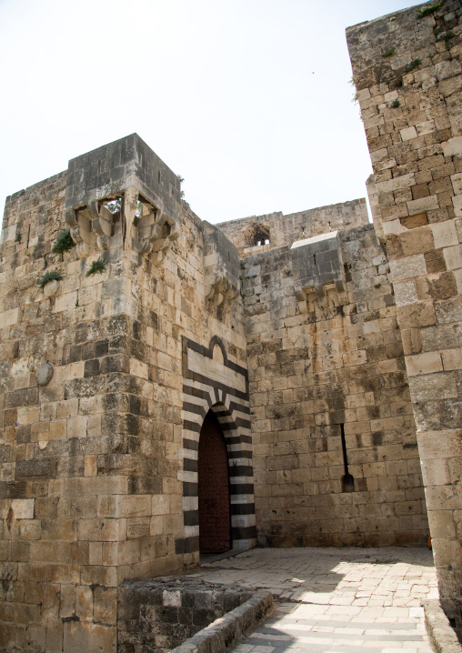 Citadel of Raymond de Saint Gilles entrance, North Governorate, Tripoli, Lebanon